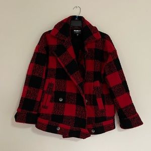 Willamrast by Justin Timberlake Red Checked Coat